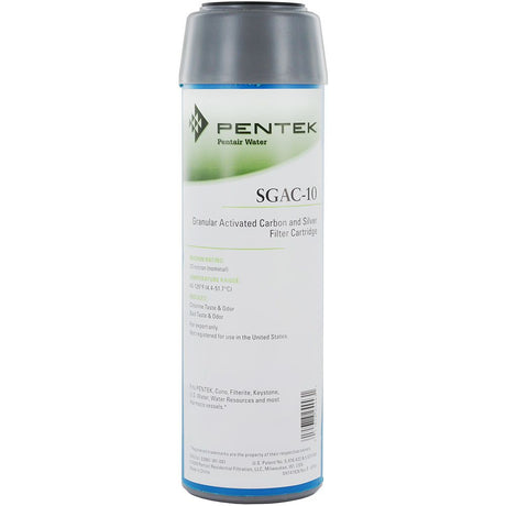 Pentek 155254-43 SGAC-10 Silver-Impregnated GAC Filter