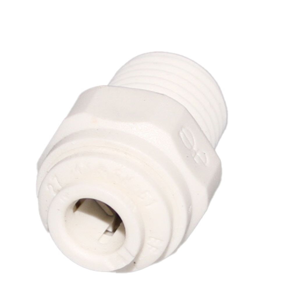 John Guest Male Connector NPTF Polypro - 1/4 x 1/4 NPTF
