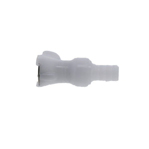 PLCD17006V Valved In-Line Hose Barb Coupling Body 3/8 ID Barb Viton O-ring