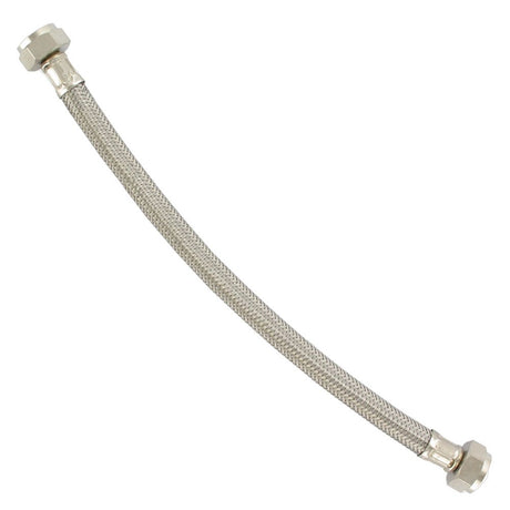 Braided Stainless Steel Hose 304 1/2" FIP x 1/2" FIP 20" Length