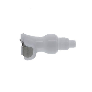 PLC16004 Panel Mount Hose Barb Coupling Body 1/4 ID Barb