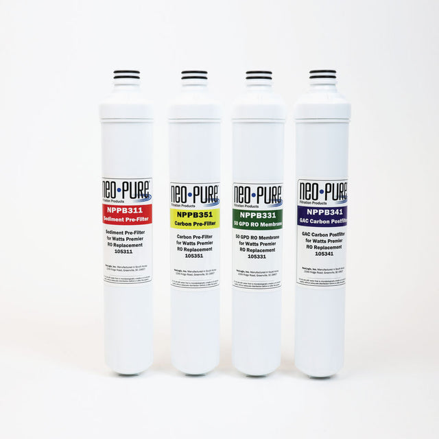Neo-Pure 4 Pack Replacement Filter Kit For Watts Premier 531152