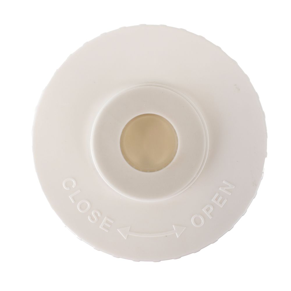 4-1/2" x 10" Refillable Empty Cartridge Clear Body, White Cap