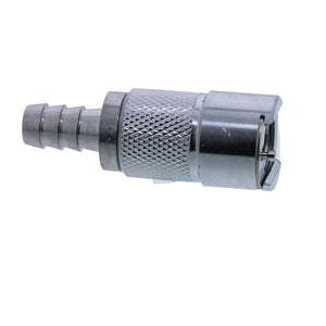 LCD17005V Valved In-Line Hose Barb Coupling Body 5/16 ID Barb FKM [Viton] O-ring