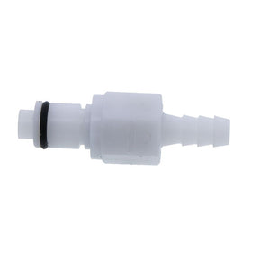 APCD22004 Valved In-Line Hose Barb Coupling Insert 1/4 ID Barb