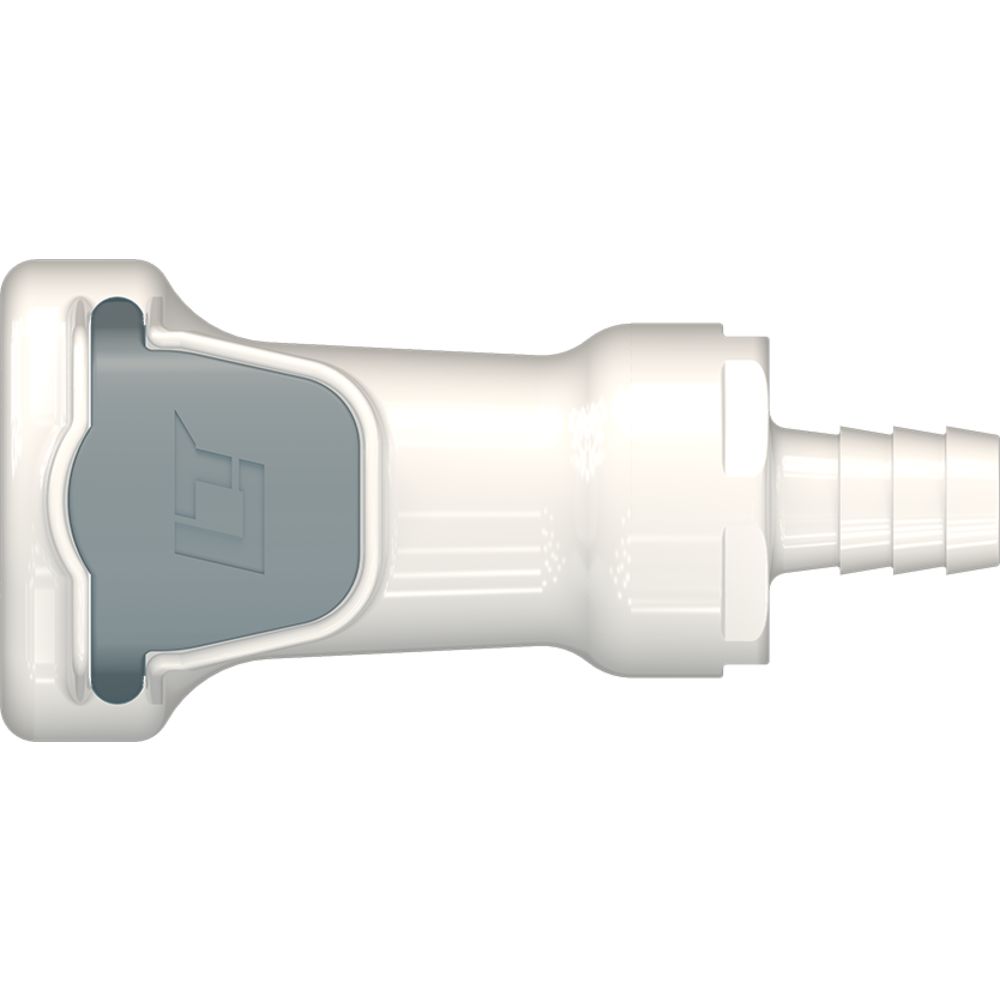 LinkTech 60PS Series Straight Female, Valved, 3/8" HB, Polysulfone, EPDM