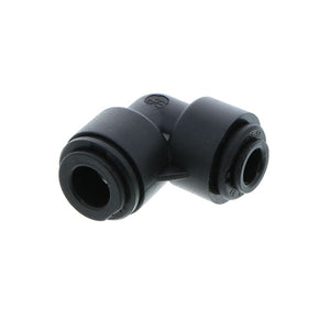 John Guest Reducing Union Elbow BLACK ACETAL - 8mm x 6mm