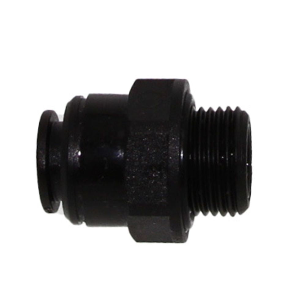 John Guest 6mm x 1/4" [BSPP] Acetal Male Connector - Black