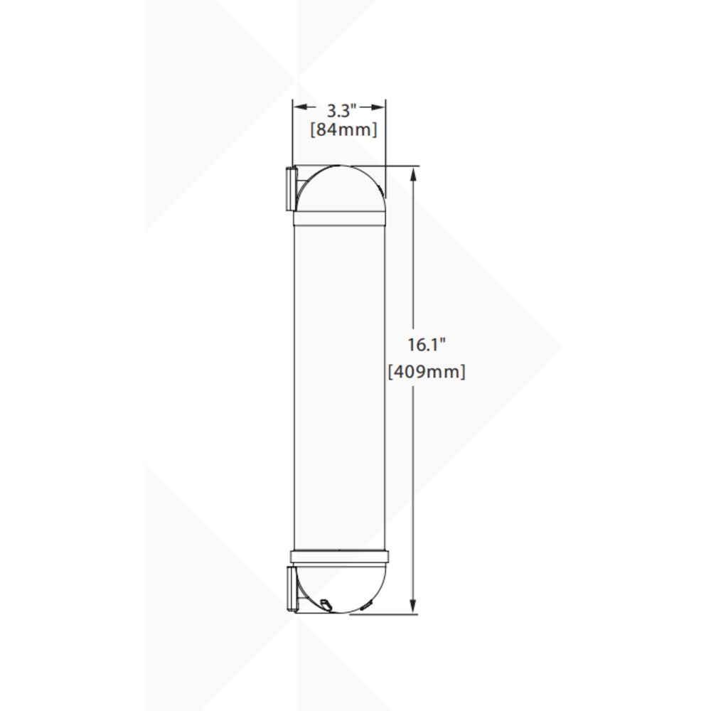 SHURflo LVPO-F3 5.0 Micron Inline Carbon Block Replacement Cartridge