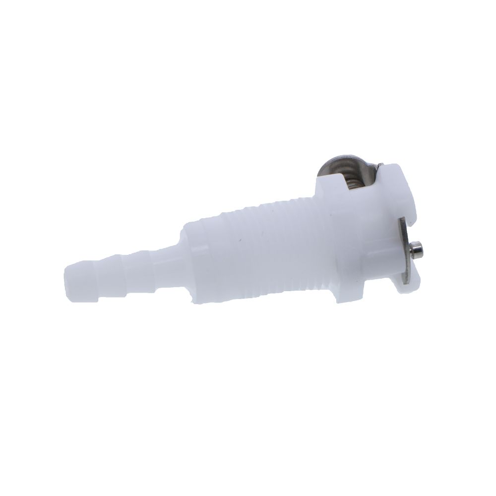 PMC1603 Panel Mount Hose Barb Coupling Body 3/16 ID Barb