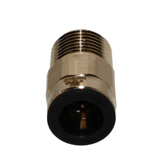 John Guest Lead-Free ProLock Brass Male Connector NPT - 3/8 CTS x 1/2 NPT