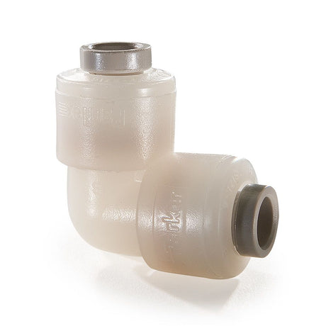 Kynar PVDF Elbow Union - 1/4 x 1/4
