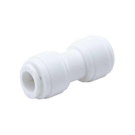 neoFit - Acetal White Union Connector 1/4" tube x 1/4" tube