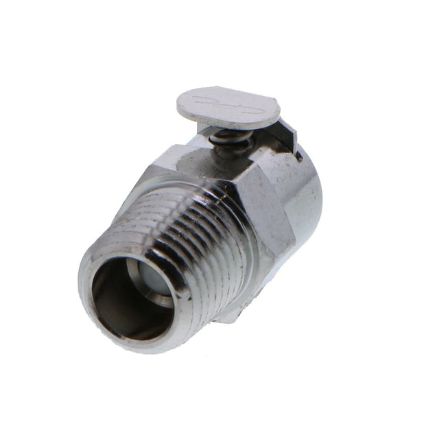 MCD1004 Valved Male Thread Coupling Body 1/4 NPT