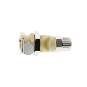 PLCD1200612 Valved Panel Mount PTF Coupling Body 3/8 PTF