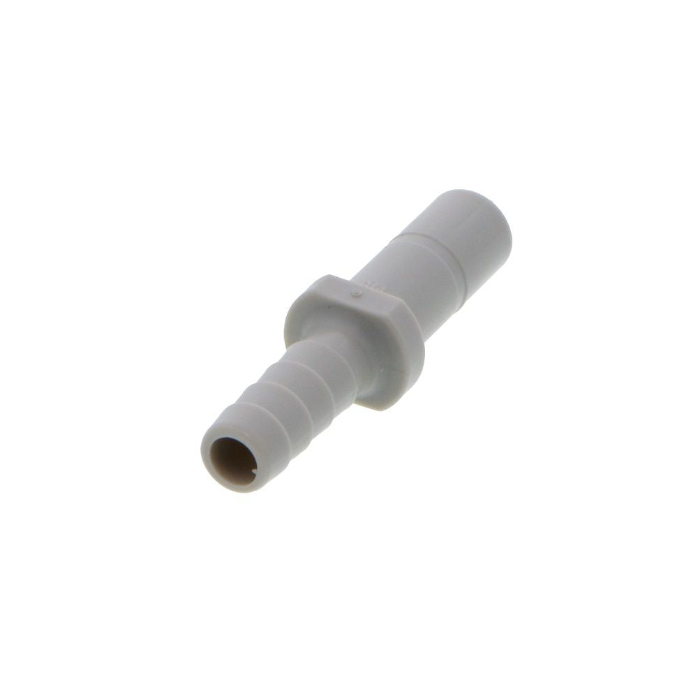 DMfit Stem Barb Straight Connector - 5/16 OD Stem x 1/4 ID Barb