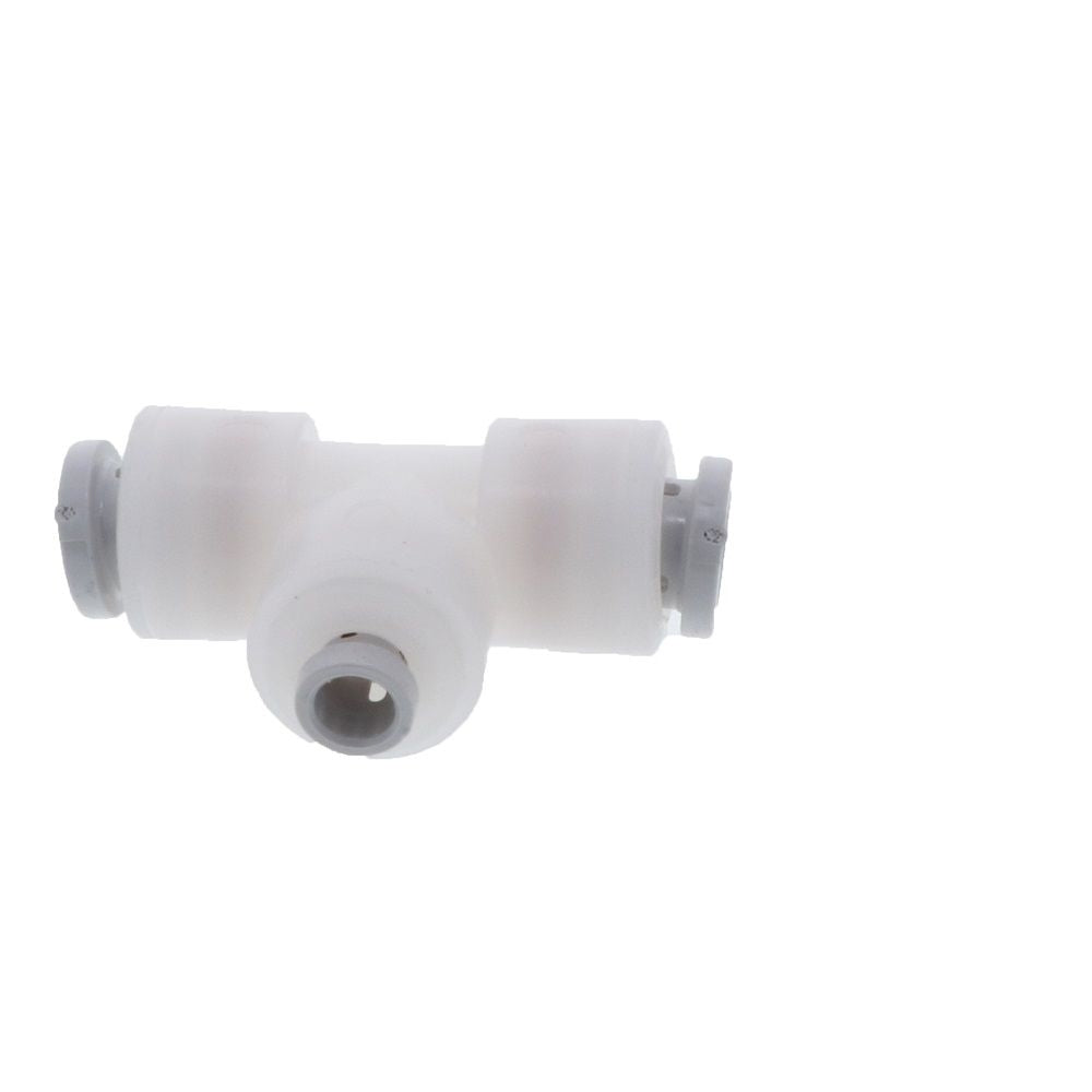 Kynar PVDF Male Branch Swivel Tee - 3/8 x 1/8 NPTF