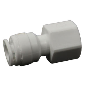 FeMale Adaptor Acetal 1/4 qc x 7/16 MNPT-6 thread