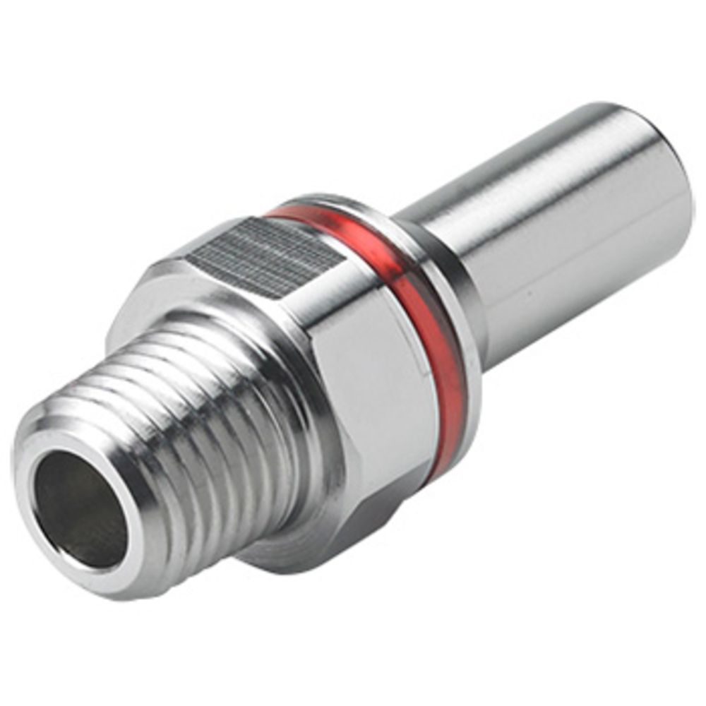 RPLQ4D24004RED Rack and Panel Insert Straight Thread Port 1/4 NPT Warm Red