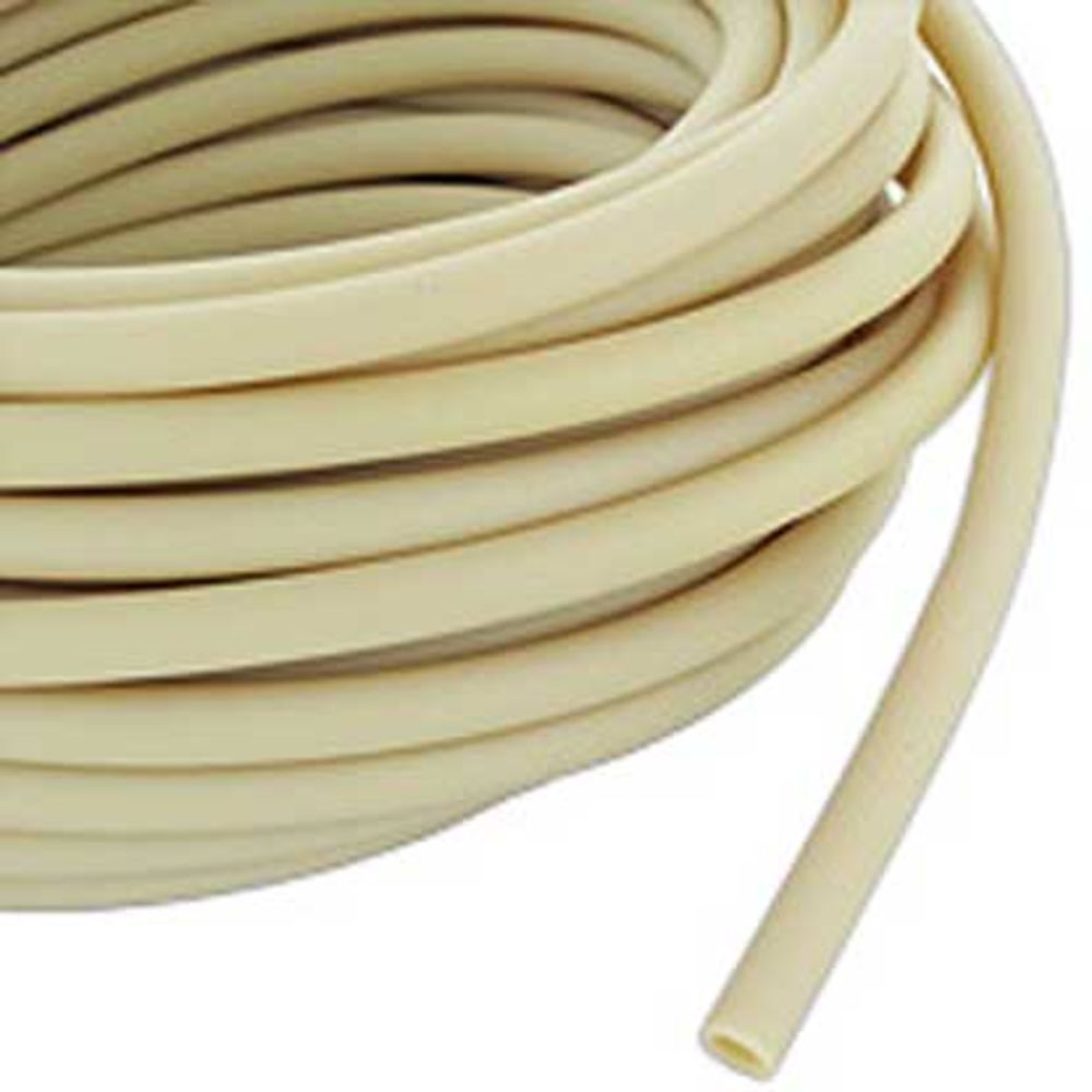 Thermoplastic Rubber Tubing 73A Food Grade Natural [manila]  - 3/8 id x 1/2 od