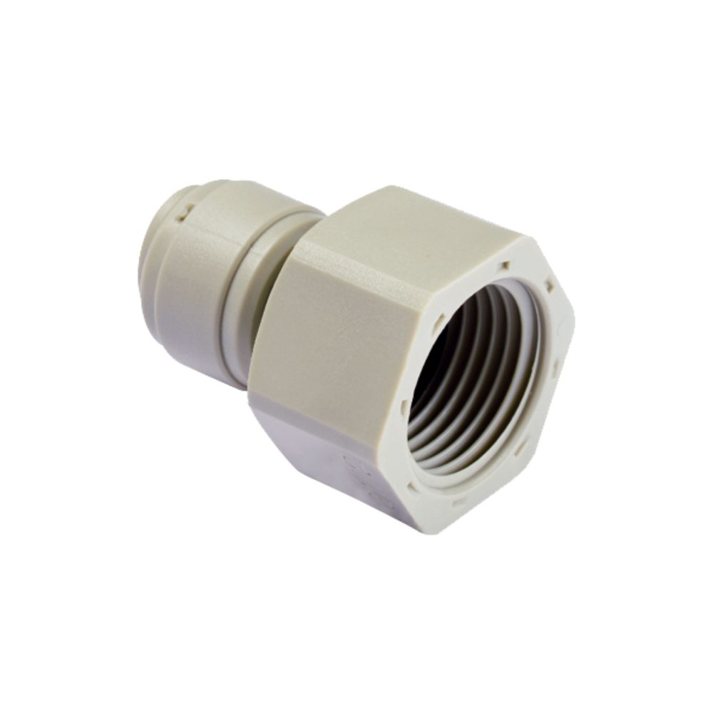 NeoFit - Gray Female Adapter- Cone Type- 3/8"tube OD x 5/8 BSP[P] conic inside