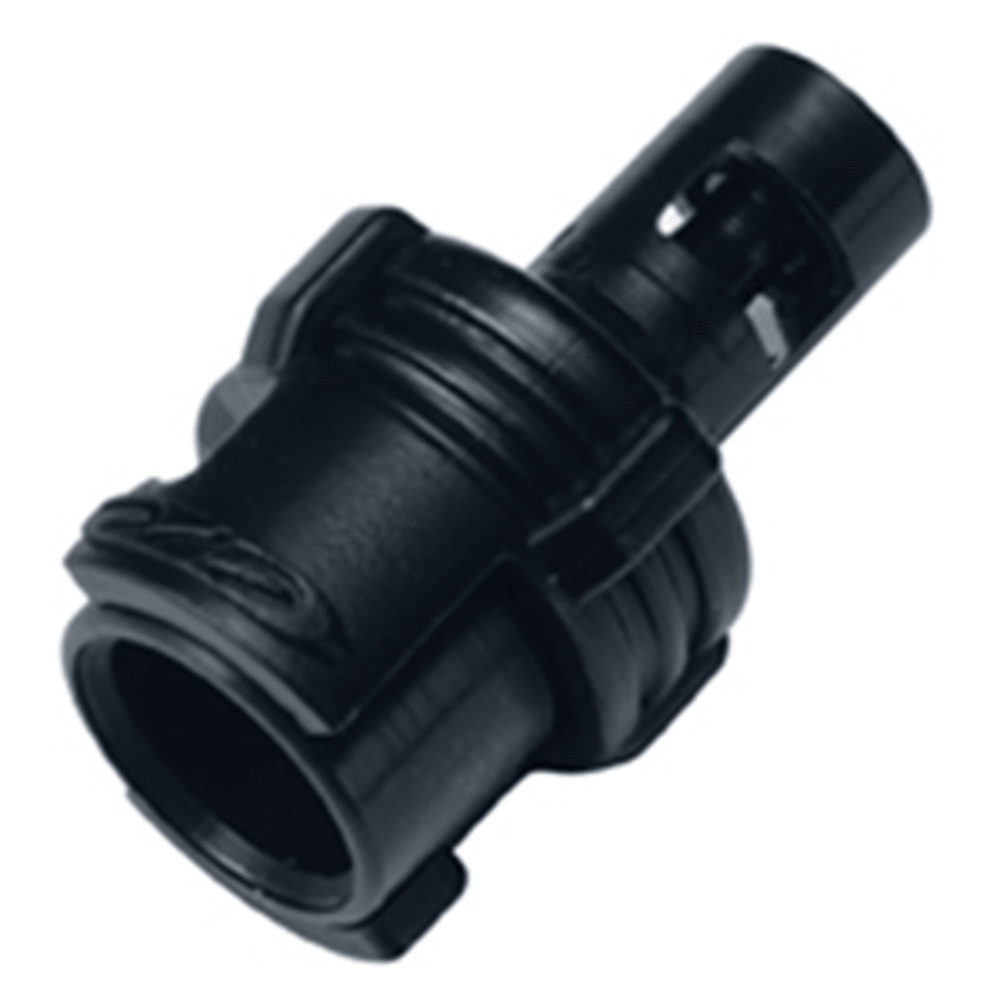SMF01MBLK Non-Valved Inline Coupling Body 1/16 Hose Barb