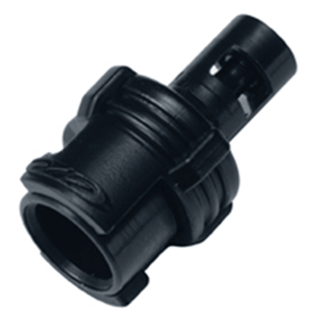 SMF01MBLK Non-Valved Inline Coupling Body 1/16 Hose Barb