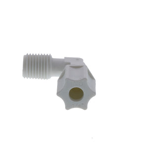 JACO 40-4-4-P-PG Polypropylene Male Elbow 1/4 OD Tube x 1/4 MPT