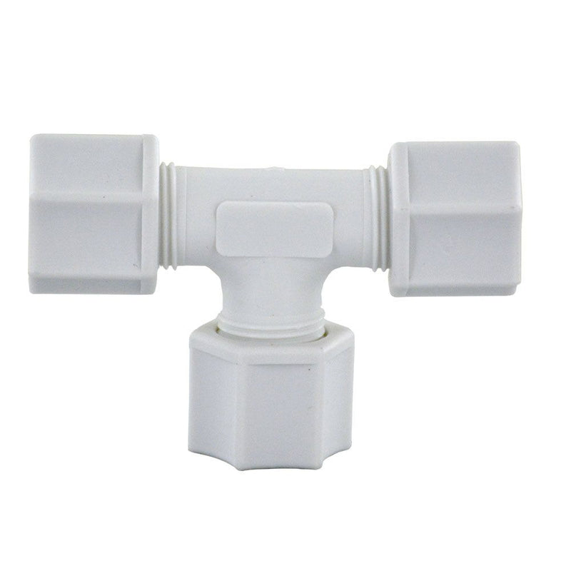 JACO 70-2-P-O Polypropylene Union Tee 1/8 OD Tube x 1/8 OD Tube x 1/8 OD Tube