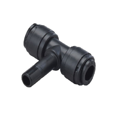 NeoFit - Acetal Black Branch Stem Tee 1/4" tube x stem 1/4"