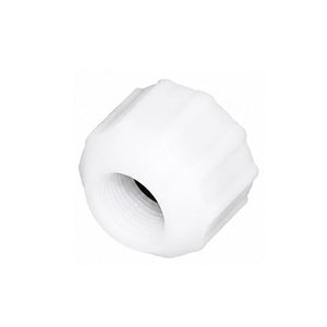 neoFit - Acetal True White F/F Reducer 1/4" x 3/4" Thread BSPP
