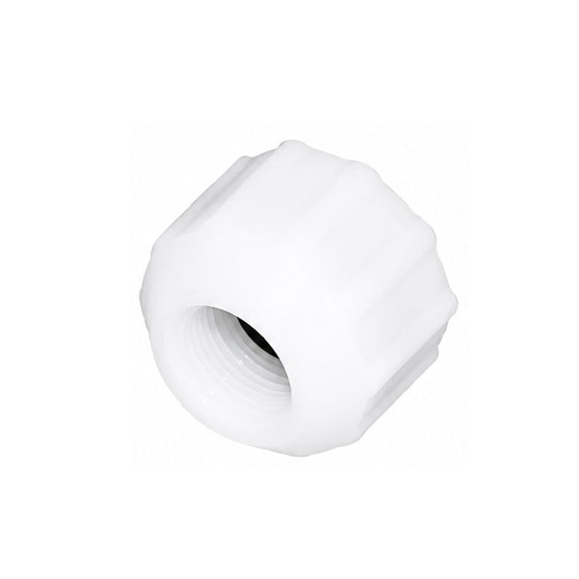 neoFit - Acetal True White F/F Reducer 1/4" x 3/4" Thread BSPP