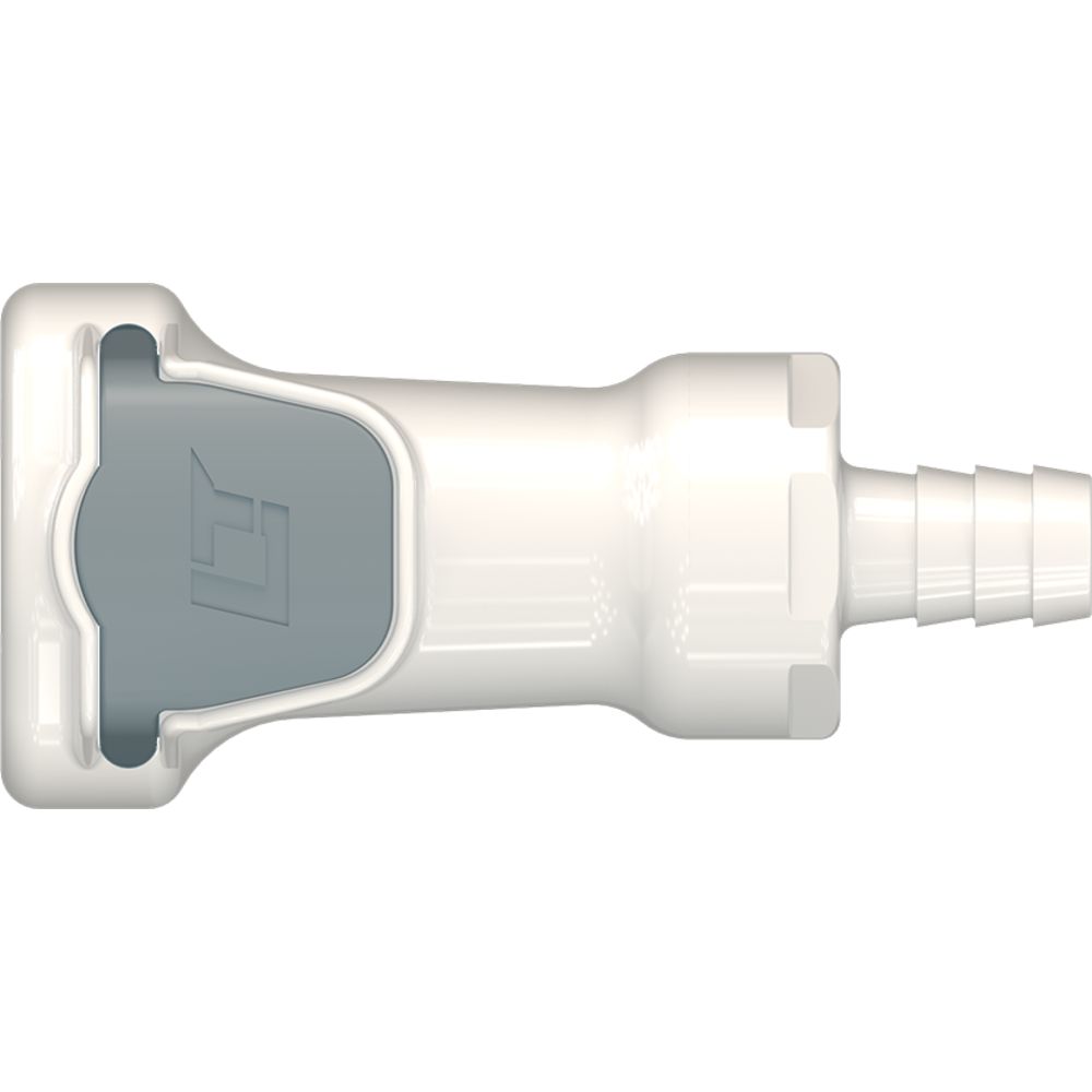 LinkTech 60PS Series Straight Female, Non-valved, 3/8" HB, Polysulfone