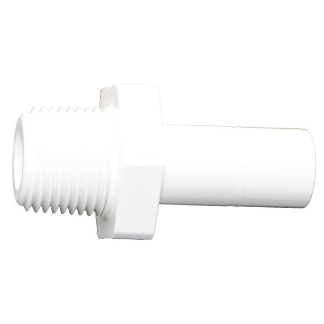 NeoFit - Polypropylene Natural White Stem Adapter 1/2" Stem x 3/8" NPTF