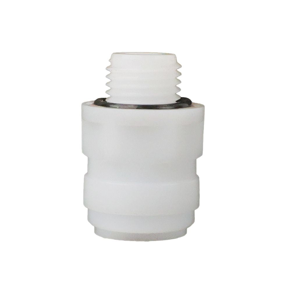 NeoFit - Acetal Natural White Male Connector 3/8" tube x 1/4"BSP[P]