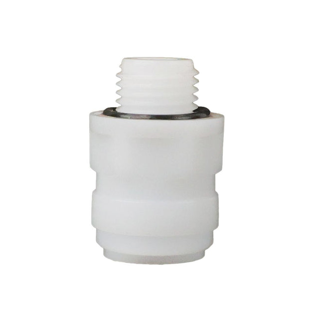 NeoFit - Acetal Natural White Male Connector 3/8" tube x 1/4"BSP[P]