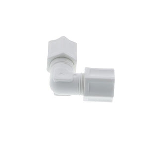 JACO 50-8-P-PG Polypropylene Union Elbow 1/2 OD Tube x 1/2 OD Tube