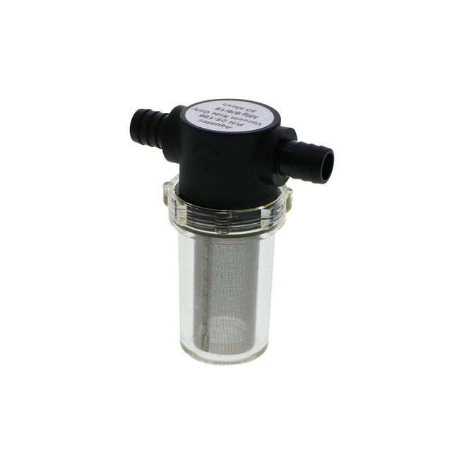 Inline T-Strainer 1/2" HB x 1/2" HB with 50 Mesh SS Filter Screen