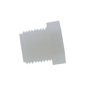 Pipe Plug Hex Head - 3/8" NPT Nylon Natural