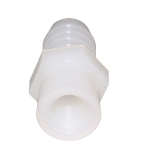 Female Barb Adapter - 5/8 barb x 1/4 FNPT - Natural Nylon