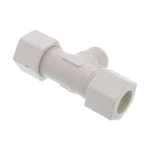 JACO 60-14-12-P-PG Polypropylene Male Branch Tee 7/8 OD Tube x 3/4 MPT