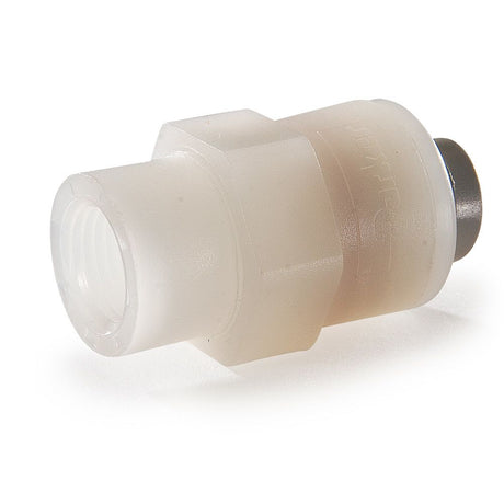 Kynar PVDF Female Connector - 1/4 x 1/8 NPTF