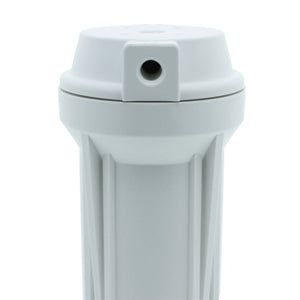 10" Neo-Pure SlimLine Filter Housing White 3/8" No Pressure Relief