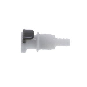 APCD16005 Valved Panel Mount Hose Barb Coupling Body 5/16 ID Barb