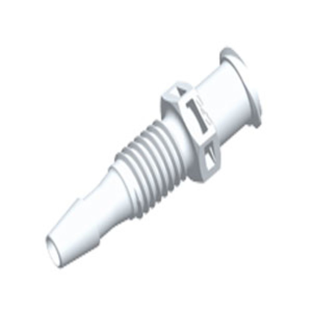 PMLF4170 Luer Fitting Natural PVDF Panel Mount Female Luer x 1/8 HB