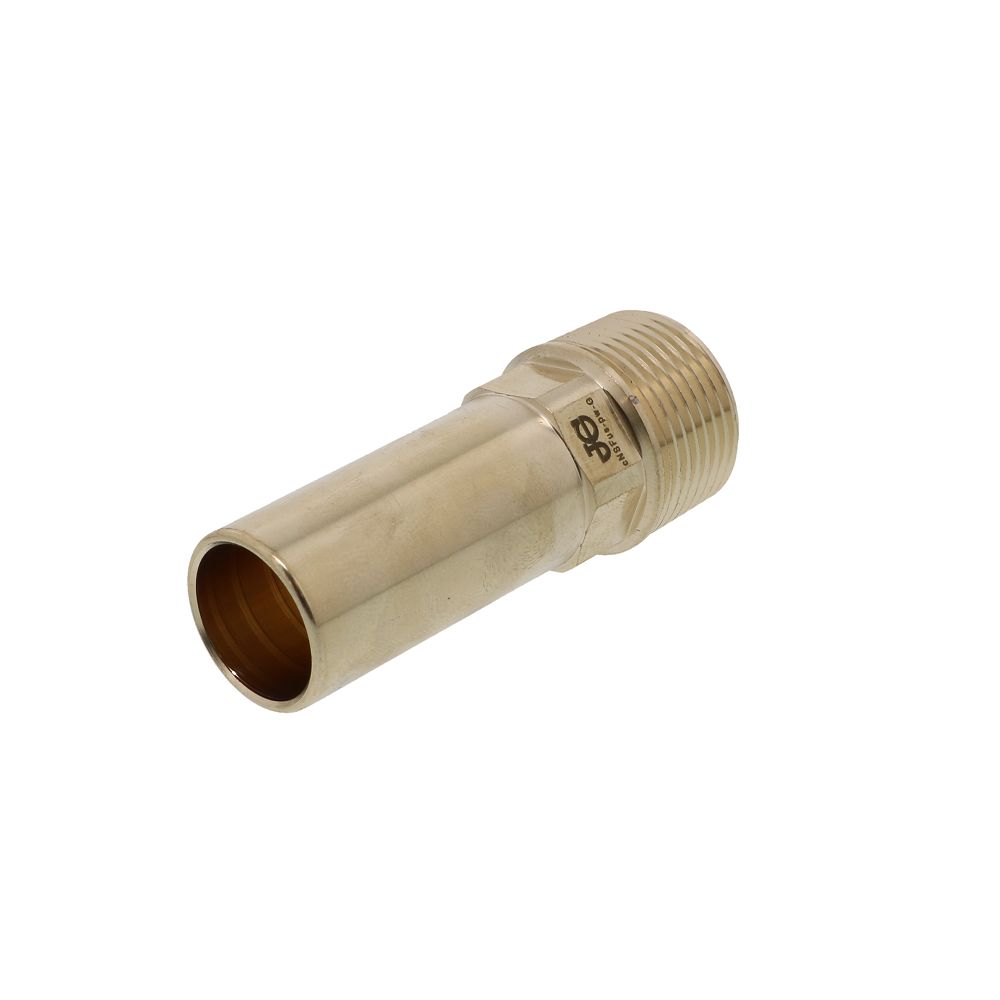 John Guest Lead-Free Brass Male Stem Adapter NPT - 3/4 CTS x 3/4 NPT