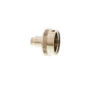 John Guest Brass Female Connector [Garden Hose] - 1/4 x 3/4 - 11.5 NH