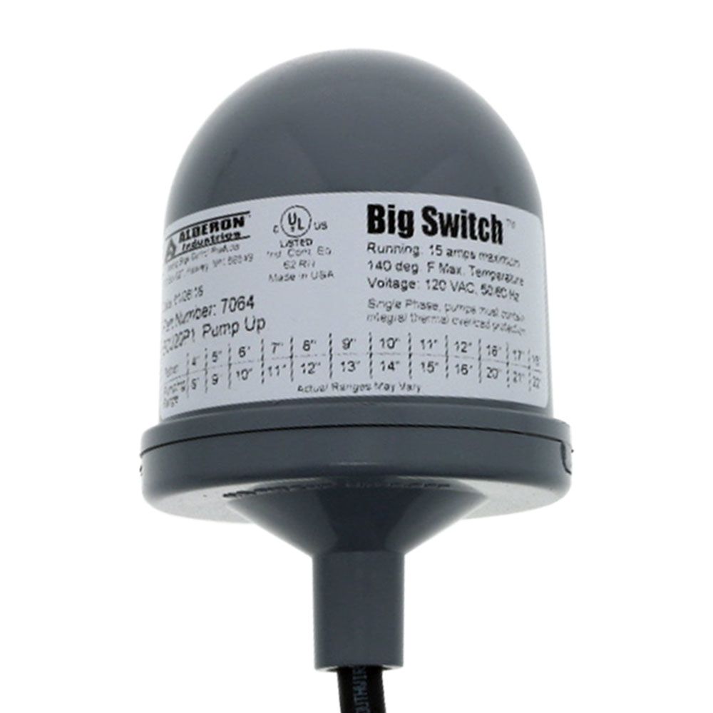 Alderon 200918 Pump Up Series Float Switches