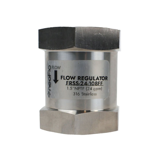 Neo-Pure Stainless Steel  Flow Control 24 GPM 316SS 1.5" FPT x FPT