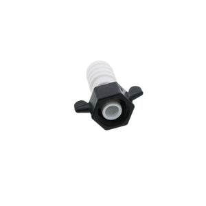 SHURflo 234-2946 Hex Swivel Straight 1/2 FNPT x 3/4 BARB Poly